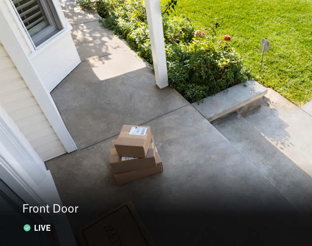 view of porch from camera